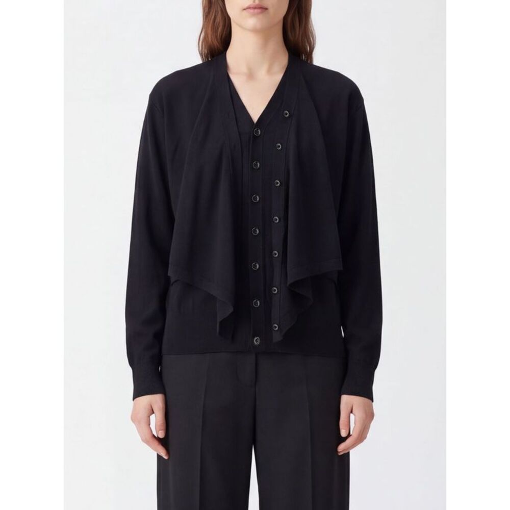 Lemaire Women V-Neck Wool Blend Cardigan Lemaire With Button Closure